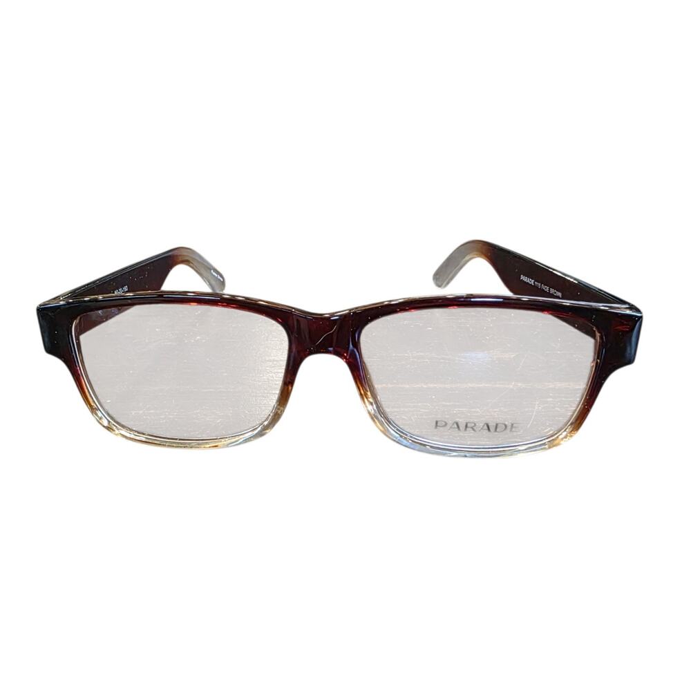 Parade 1115 Fade Brown Eyeglass Frames 60-20-160 Rectangular Oversized New